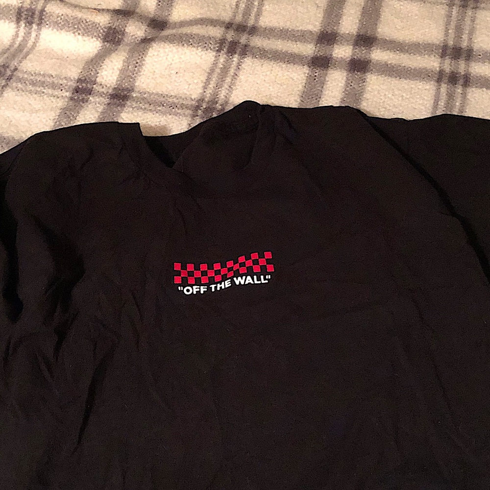 Black/Checkerboard Vans Off The Wall Tee